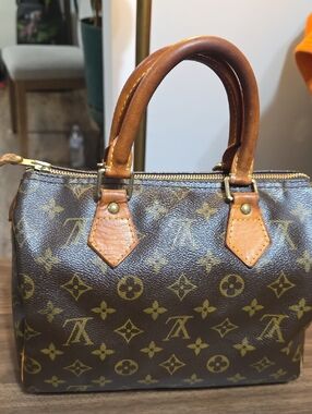 Louis Vuitton Brown Monogram Speedy 25 Purse